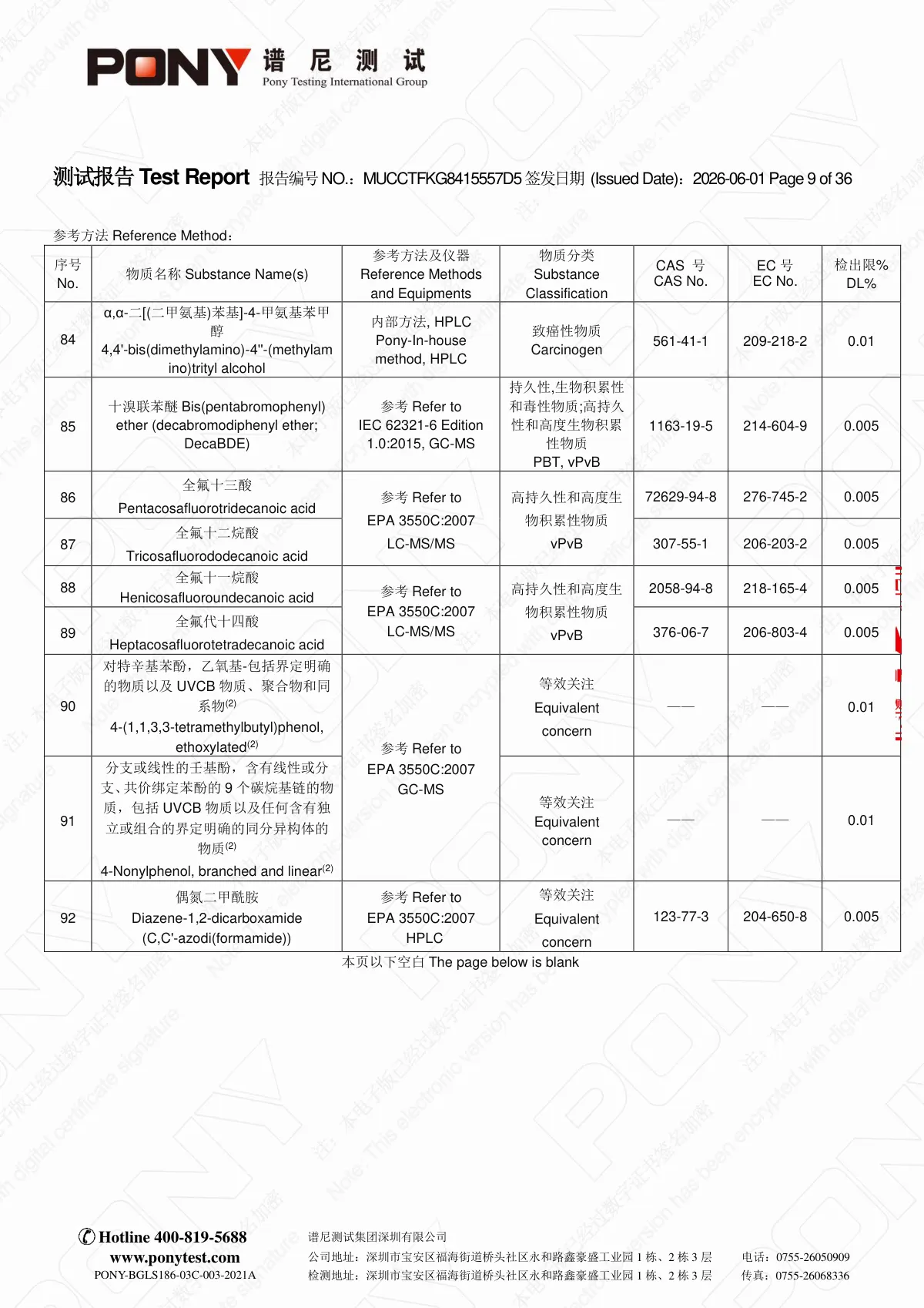 AGplus 高效烧结炭棒滤芯 银嘉 reach-253 项+1 项提议项 中英文(已加密) 第10页