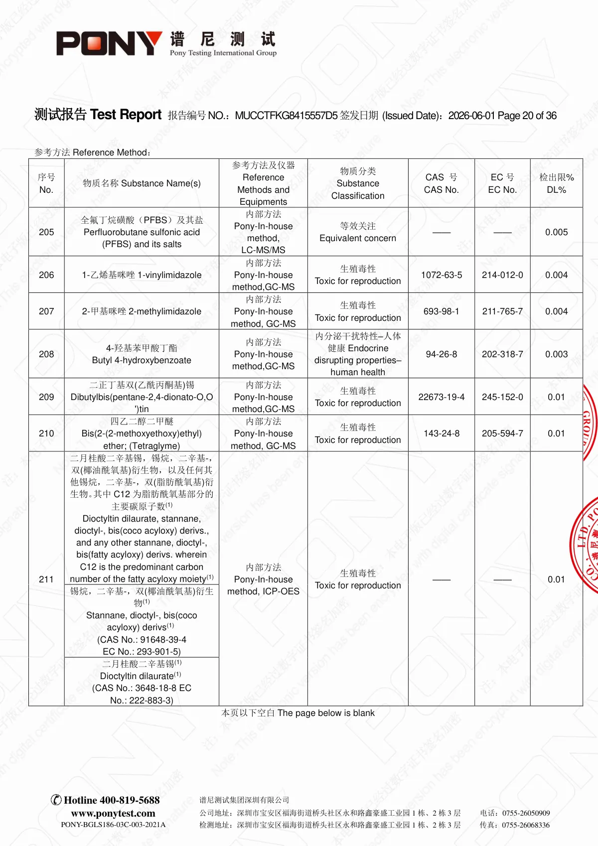 AGplus 高效烧结炭棒滤芯 银嘉 reach-253 项+1 项提议项 中英文(已加密) 第21页